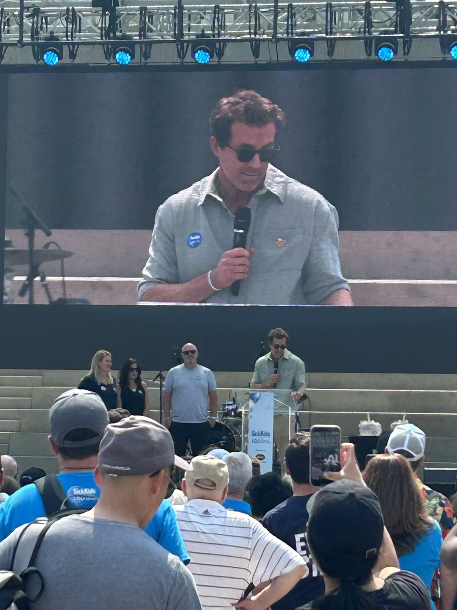 NOW: Ryan Reynolds takes the stage at Sicks Kids 150 Birthday celebration at Nathan Phillips Square