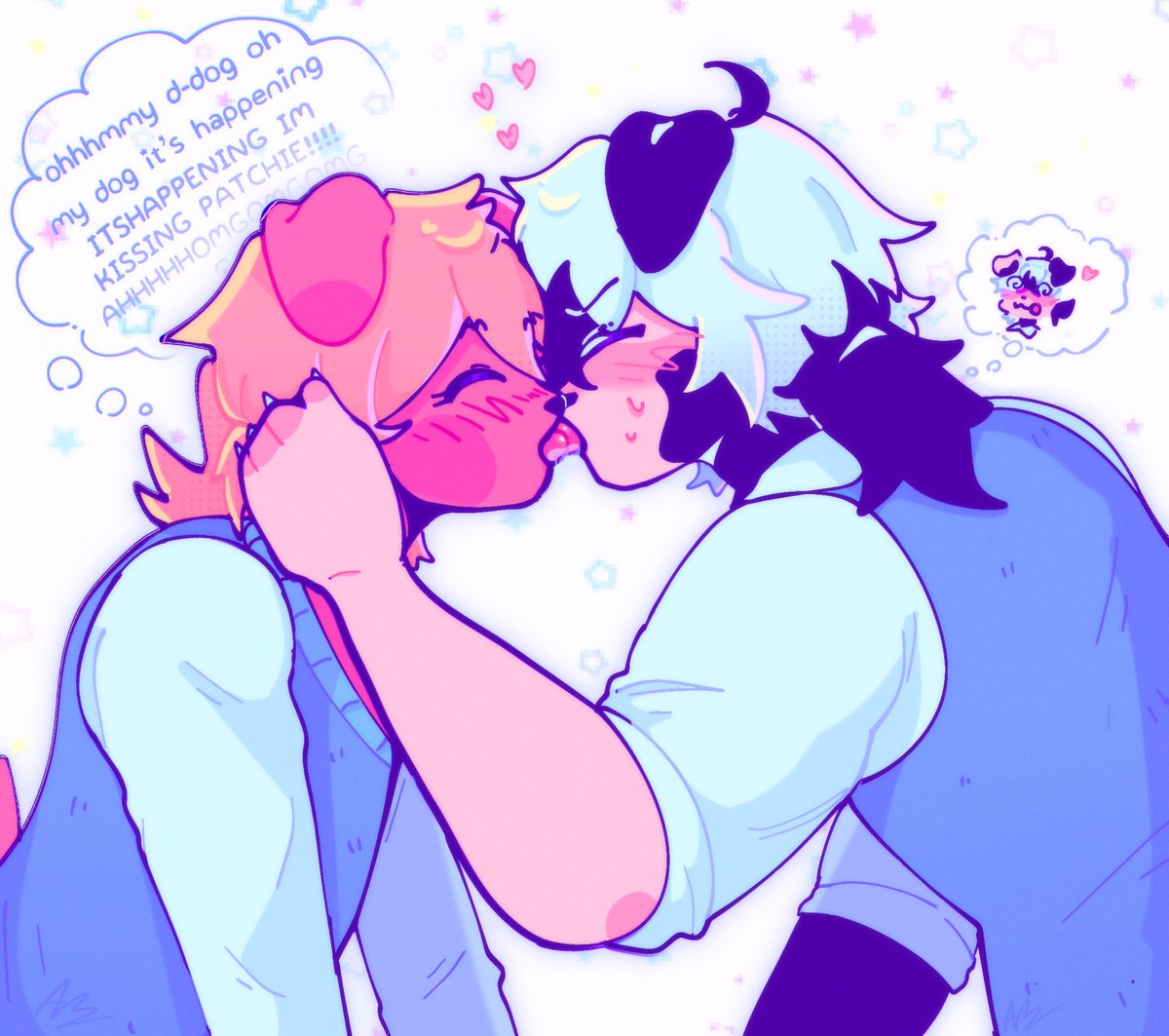 avvvery_'s tweet image. mwa mwa mwa #paolive #patchesito #olivehiggins #purrfectapawcalypse