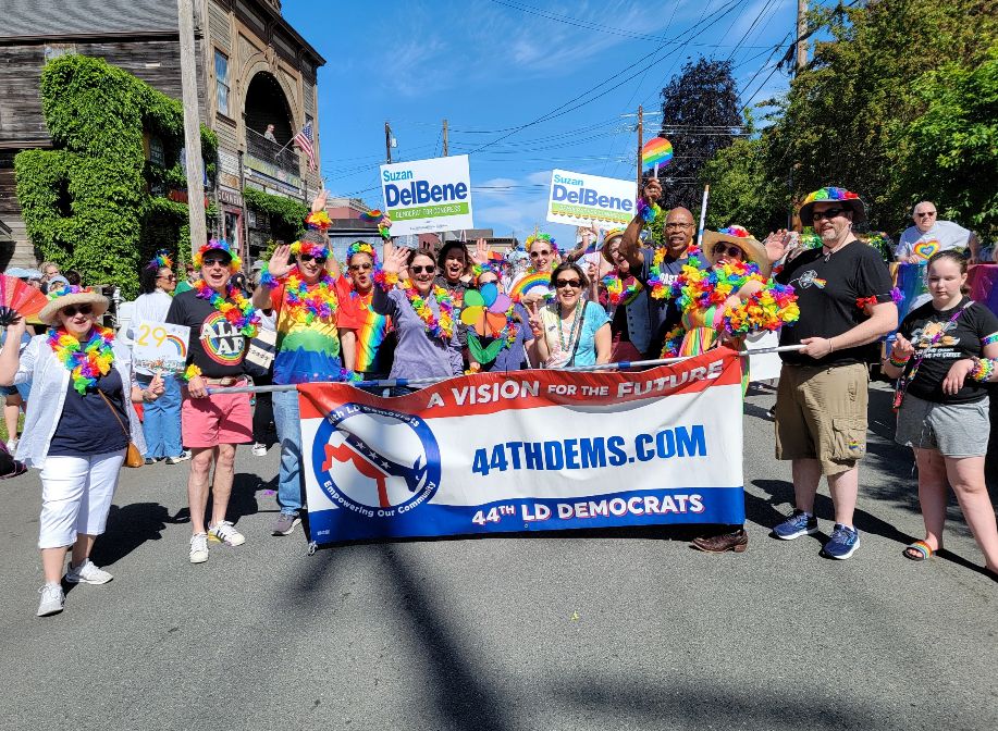 Suzan DelBene (@suzandelbene) on Twitter photo It was a joy to celebrate Pride with you Snohomish! 
Thank you to the 44th Dems, Sen. John Lovick, Rep. April Berg, and all the parade goers for being present in the continued fight for equality and dignity for all. It was a joy to celebrate Pride with you Snohomish! 
Thank you to the 44th Dems, Sen. John Lovick, Rep. April Berg, and all the parade goers for being present in the continued fight for equality and dignity for all.