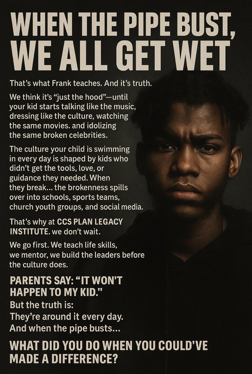 When the pipe bust, we all get wet!