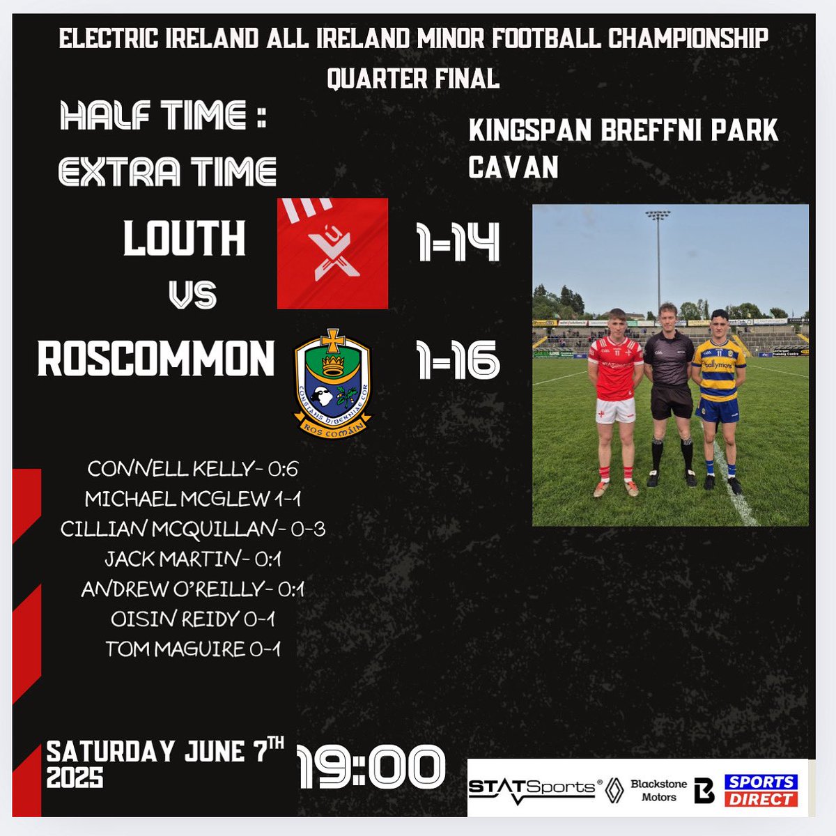 HT in Extra Time.

A huge half upcoming now!⏳⏳