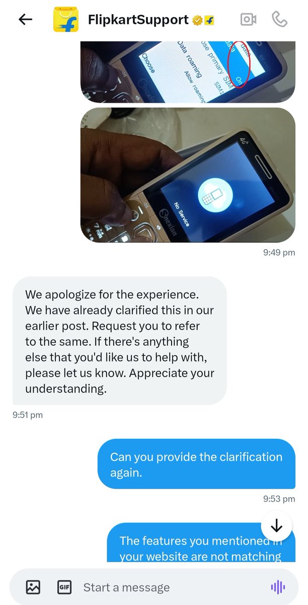 Nrusing55778676's tweet photo. @Flipkart and @flipkartsupport , tell me if I ordered an item on the basis of specifications you provided in your website and when I got the product there is no such features, who will be responsible? https://t.co/xv7YXC3dYa