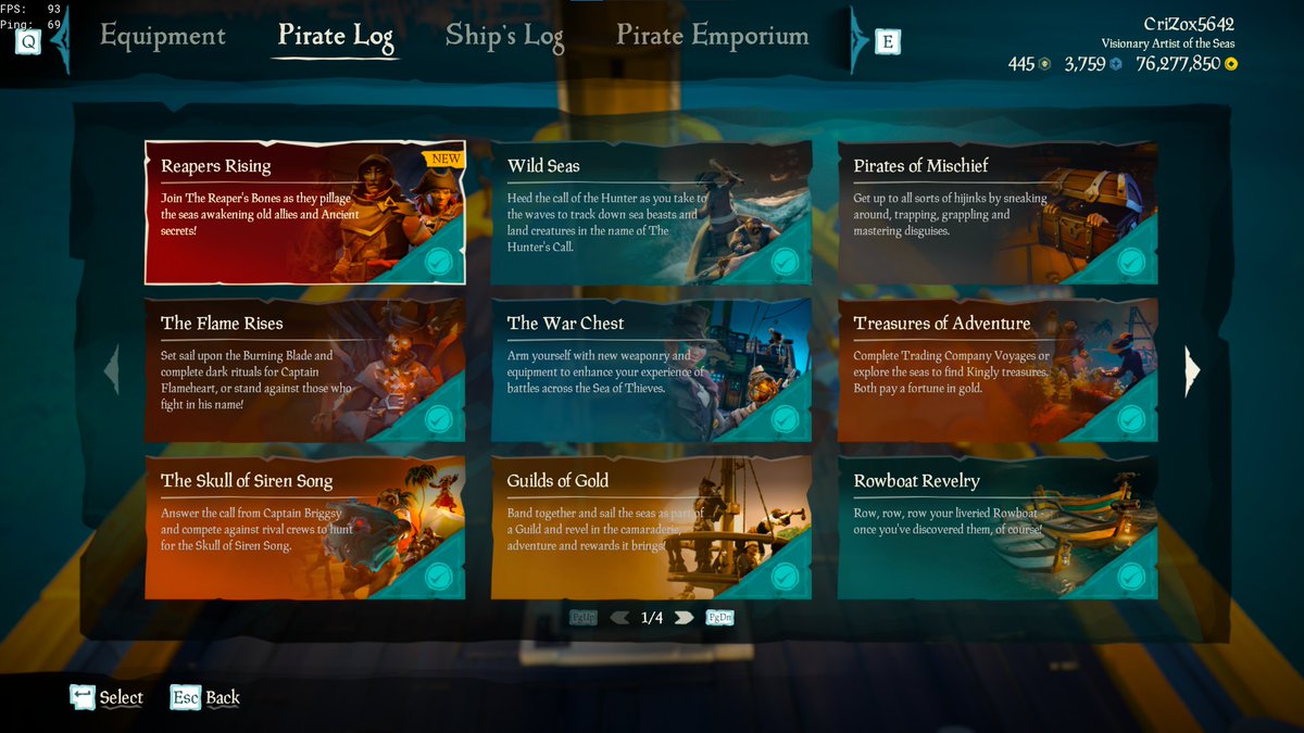 Every commendations done so far in s16 thanks for the grind, see you next time 😄
<a href="/SeaOfThieves/">Sea of Thieves</a> #SeaOfThieves