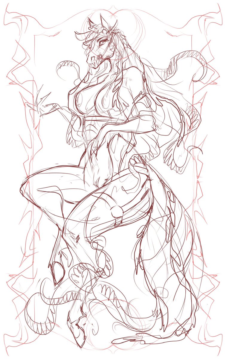 Forget to post
Idk should I finish this but I like the combination of furry and Slavic ancient gods