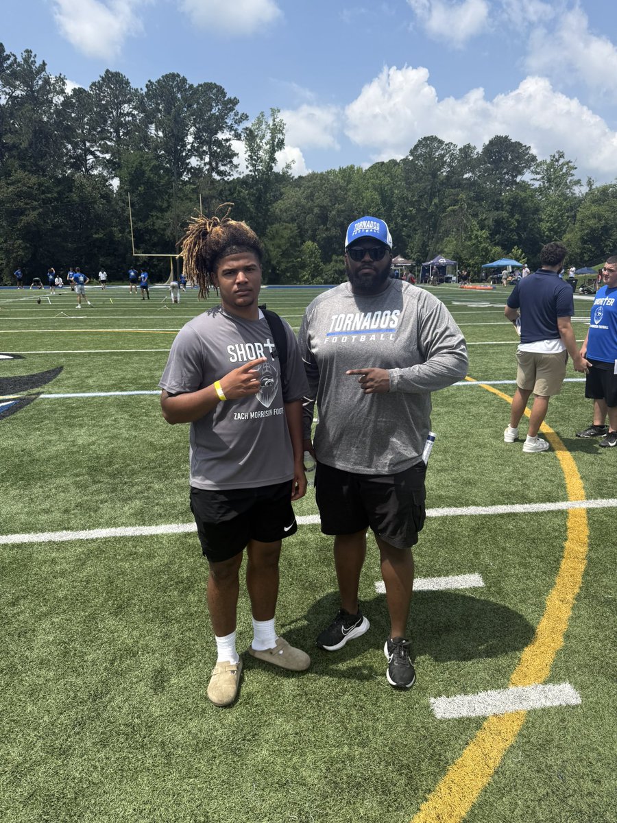 Nick Foster (@n1ckfoster) on Twitter photo Had a great day today won 8-10 reps at shorter university mega camp ‼️
6’2 230 Defensive end /D tackle
<a href="/CoachZaneSmith_/">Coach Z Smith</a> <a href="/GoRecruitELFB/">RecruitGoldenEaglesFB</a> <a href="/ELHSFootball2/">ELHS_Football</a> Had a great day today won 8-10 reps at shorter university mega camp ‼️
6’2 230 Defensive end /D tackle
<a href="/CoachZaneSmith_/">Coach Z Smith</a> <a href="/GoRecruitELFB/">RecruitGoldenEaglesFB</a> <a href="/ELHSFootball2/">ELHS_Football</a>