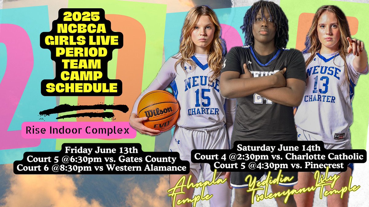 Lady Spurs Elite Gold (@ladyspursgold) on Twitter photo We got a Few girls hoopin next weekend in Bermuda Run NC at the high school live by @the_ncbca . Keep an 👀 out for NCS’s <a href="/DDTsolenyanu/">Yedidia(DD) Tsolenyanu</a> , <a href="/LilyTemple14/">Lily Temple</a> , <a href="/AhnalaTemple/">Ahnala Temple</a> & Richmond Senior’s @madisenjackson5 ‼️ @neuse_athletics <a href="/PGH_NC/">Prep Girls Hoops North Carolina</a> <a href="/MMBR_CoachGBell/">Major Movez Basketball Review #MMBR</a> <a href="/WJG_Sports/">We Journal Great Sports</a> <a href="/CghrMedia/">CGHRMedia</a> We got a Few girls hoopin next weekend in Bermuda Run NC at the high school live by @the_ncbca . Keep an 👀 out for NCS’s <a href="/DDTsolenyanu/">Yedidia(DD) Tsolenyanu</a> , <a href="/LilyTemple14/">Lily Temple</a> , <a href="/AhnalaTemple/">Ahnala Temple</a> & Richmond Senior’s @madisenjackson5 ‼️ @neuse_athletics <a href="/PGH_NC/">Prep Girls Hoops North Carolina</a> <a href="/MMBR_CoachGBell/">Major Movez Basketball Review #MMBR</a> <a href="/WJG_Sports/">We Journal Great Sports</a> <a href="/CghrMedia/">CGHRMedia</a>