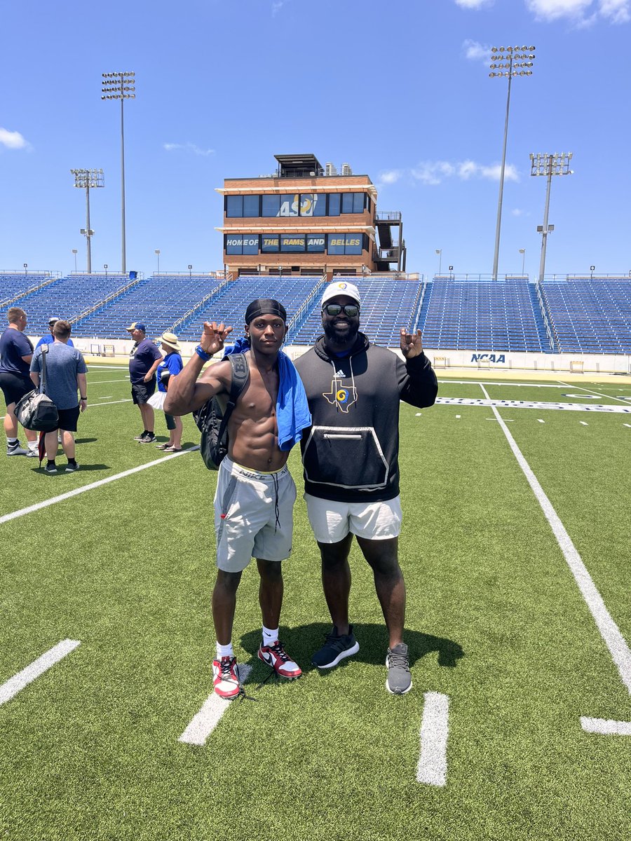 Tysmithjr_'s tweet image. #AGTG After a great camp and a great conversation with @Del_Excel I am blessed to receive an offer from @AngeloState @LLionsFootball @var_austin @PrepRedzoneTX @247Sports @CSAPrepStar @Scout_ScottC