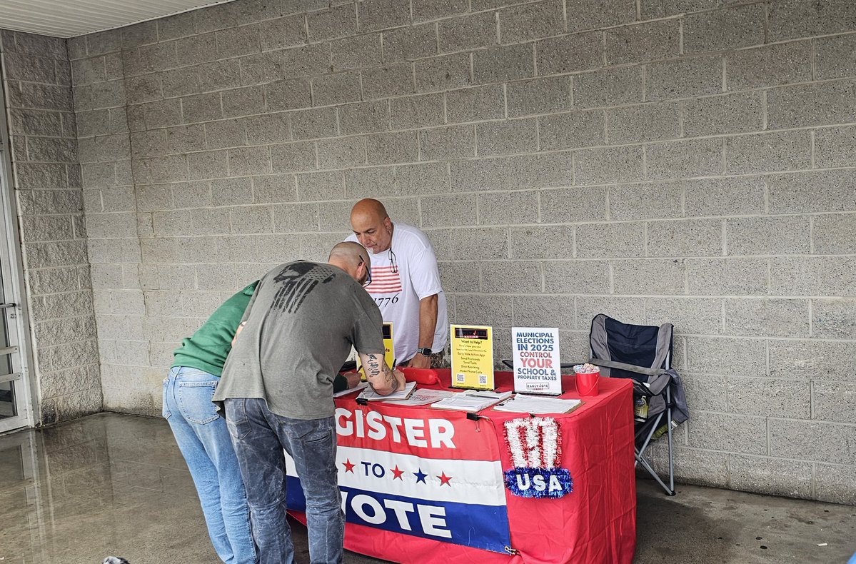 Gina Mancato #RegisterPAforTrump (@ginagina822) on Twitter photo Look at <a href="/cooch/">J Cooch Lucchese 🇺🇸🦅 #truepatriot</a> always getting the job done. We are here at Dutchs Market in Greentown today. Stop by register to vote, sign up for early voting or just say hello.
<a href="/ScottPresler/">ThePersistence</a>
<a href="/Eduke15/">Ellis Dukehart</a>
@earlyvoteaction
<a href="/BhollowDon/">Ray Ray</a> Look at <a href="/cooch/">J Cooch Lucchese 🇺🇸🦅 #truepatriot</a> always getting the job done. We are here at Dutchs Market in Greentown today. Stop by register to vote, sign up for early voting or just say hello.
<a href="/ScottPresler/">ThePersistence</a>
<a href="/Eduke15/">Ellis Dukehart</a>
@earlyvoteaction
<a href="/BhollowDon/">Ray Ray</a>