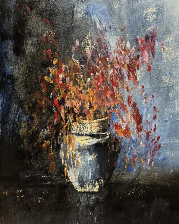 hxnjxnnnn's tweet photo. The painting:                      The artist: https://t.co/sKwvPHAUmj