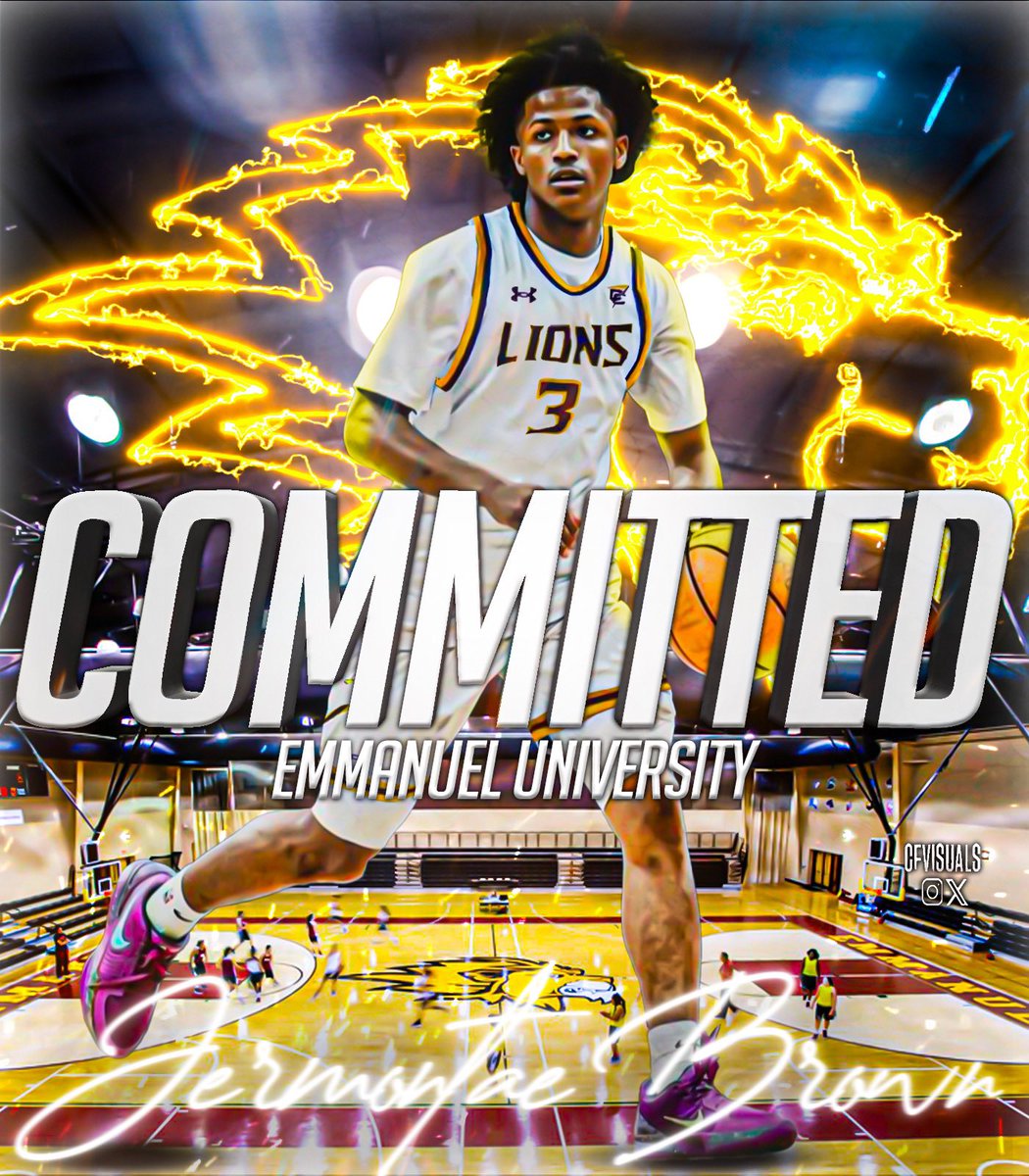 Jermontae Brown (@jermontaebrown) on Twitter photo After a great visit and talk with Coach Rosene and the rest of emmanuel coaching staff, I am truly blessed and thankful to announce my commitment to Emmanuel University! <a href="/EULionsMBB/">Emmanuel University Lions Basketball</a> #GoLions🦁 After a great visit and talk with Coach Rosene and the rest of emmanuel coaching staff, I am truly blessed and thankful to announce my commitment to Emmanuel University! <a href="/EULionsMBB/">Emmanuel University Lions Basketball</a> #GoLions🦁