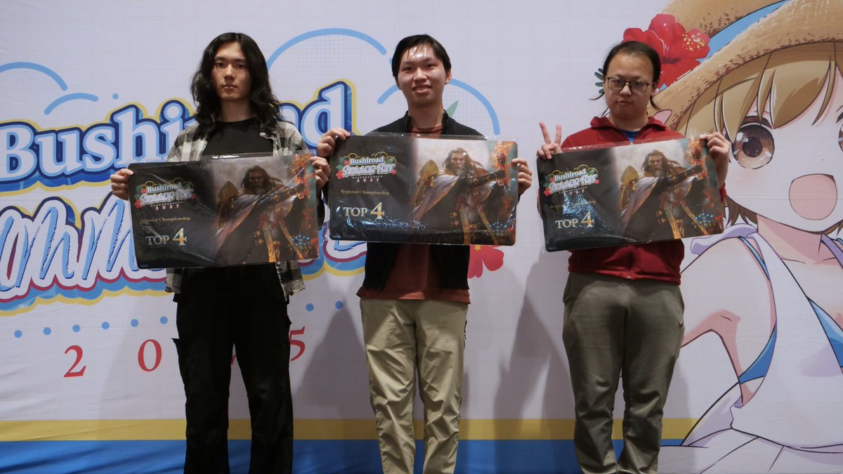 BushiroadEvents's tweet image. 🌺 BSF 2025 🌺

Congratulations to the top teams of Shadowverse: Evolve at Richmond, BC (CAN)! 🎉

🏅 NVIMax88CardArthouse Collectibles
🥈 X-2 Hotpot
🥉 We Wish You a Very Curve

#Bushiroad #BSF25