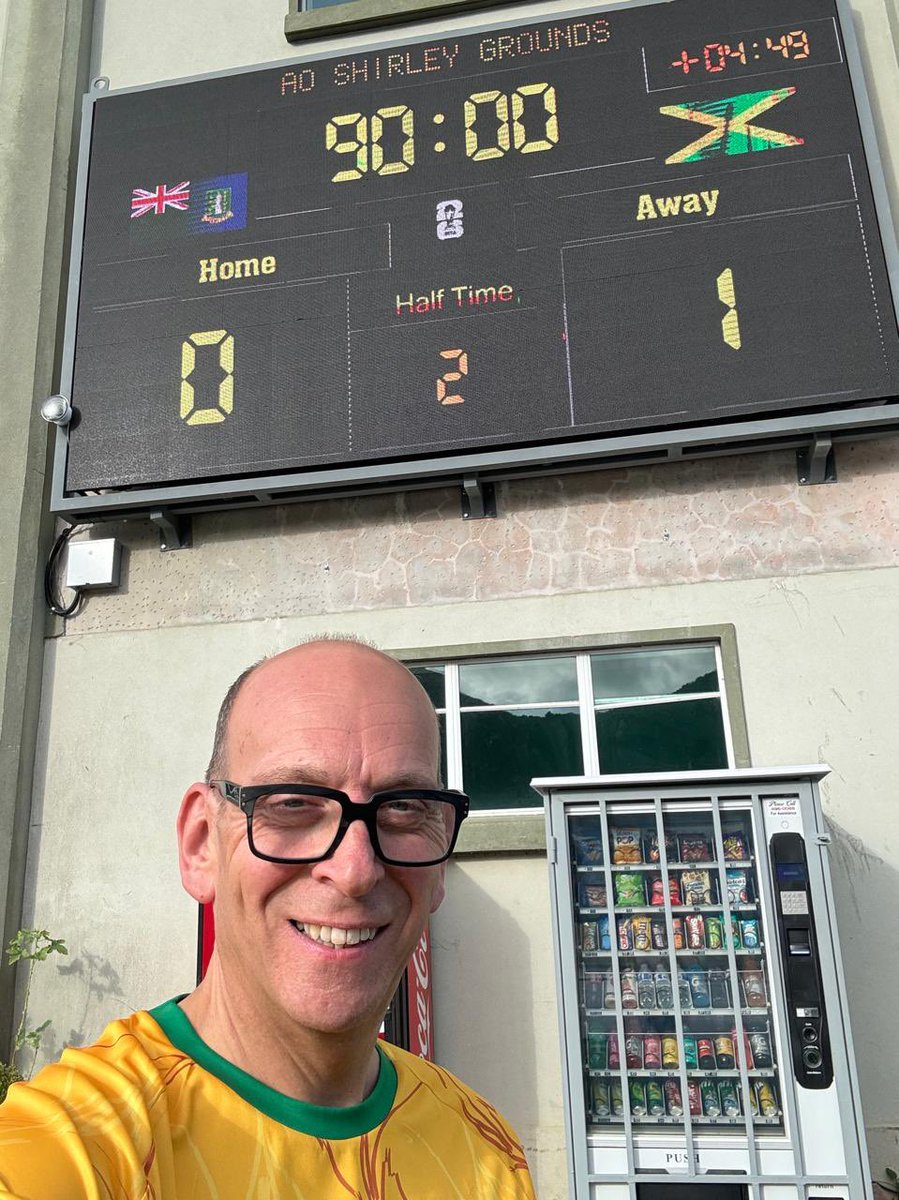 A great performance by the #BVI men’s football team against a strong #Jamaica. Our guests won 1-0. But #BVI played with enormous skill and determination. They did us all proud!