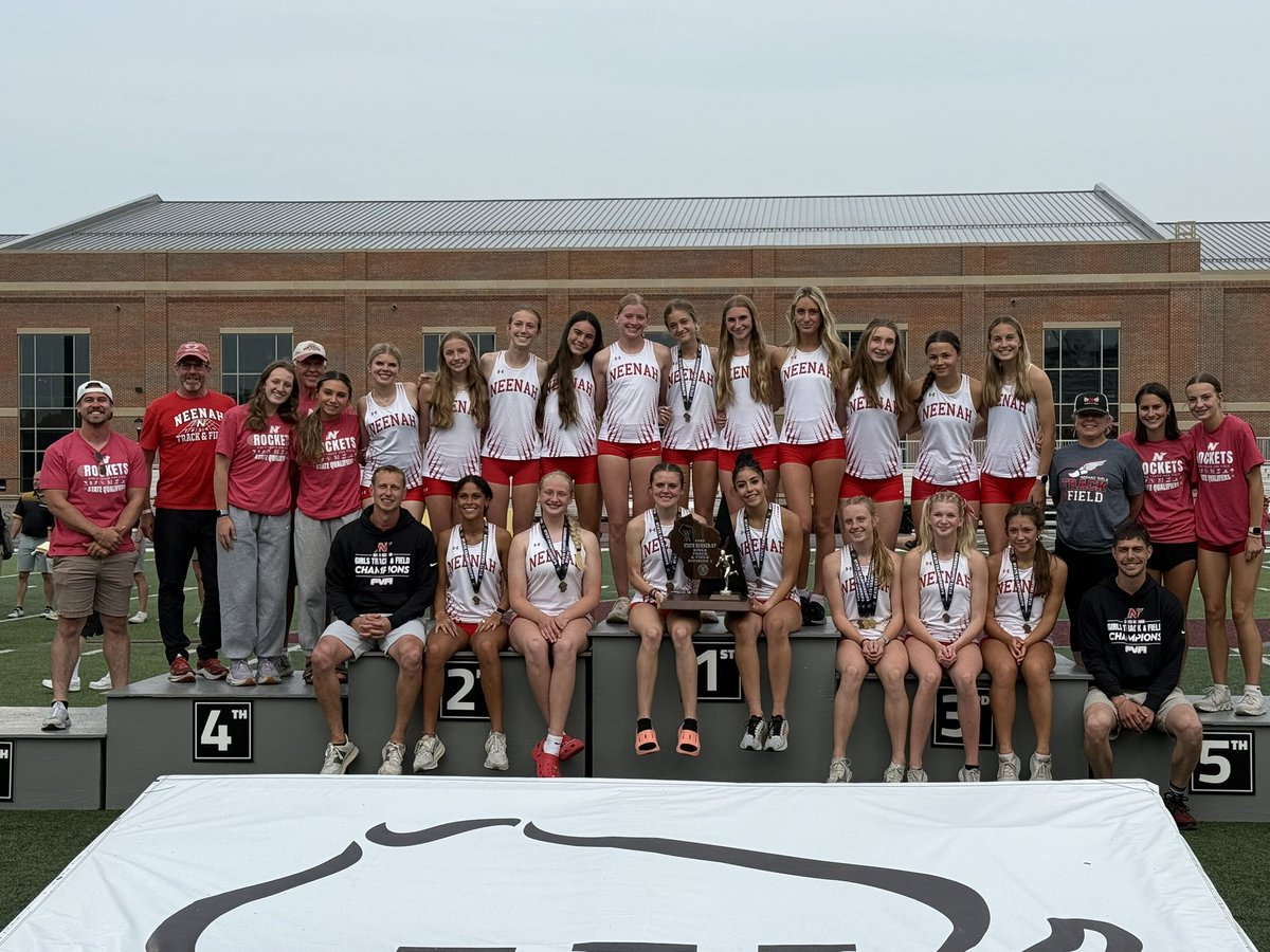Neenah’s girls track and field team achieved its highest state finish in school history with a second place performance. Celia Gentile became the first athlete in Neenah history to win two individual events at the same meet, capturing the triple jump and long jump.