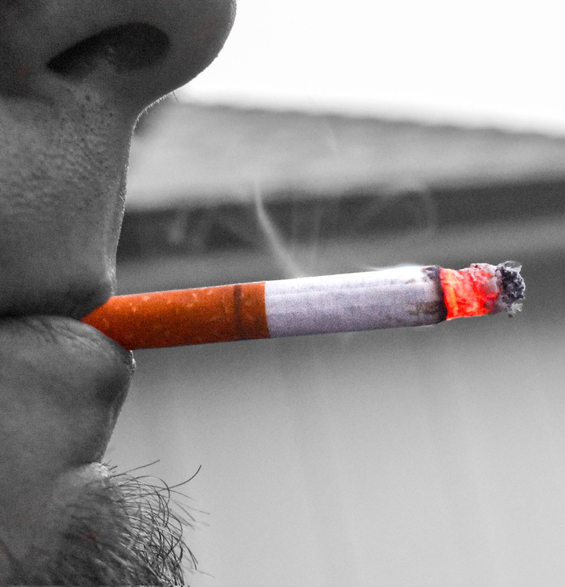 The smoking man