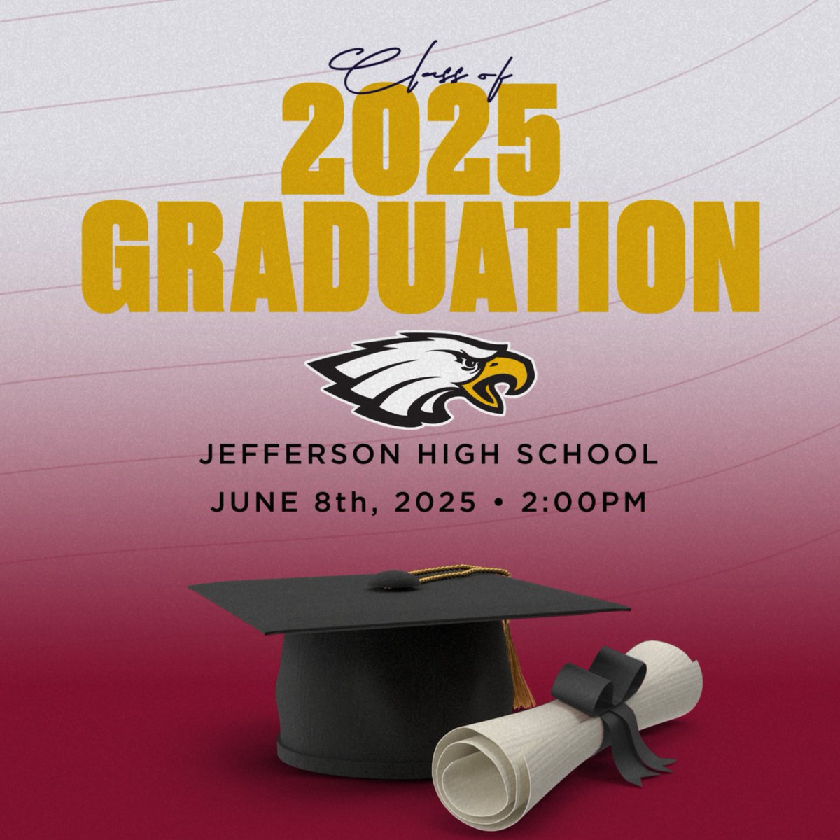Tomorrow's the big day, JHS Class of 2025! Looking forward to celebrating &amp; wishing you all well as you embark on your next journey! This year's ceremony will once again be livestreamed. Use the link below:
team1sports.com/highschool/wi/…
CONGRATULATIONS!