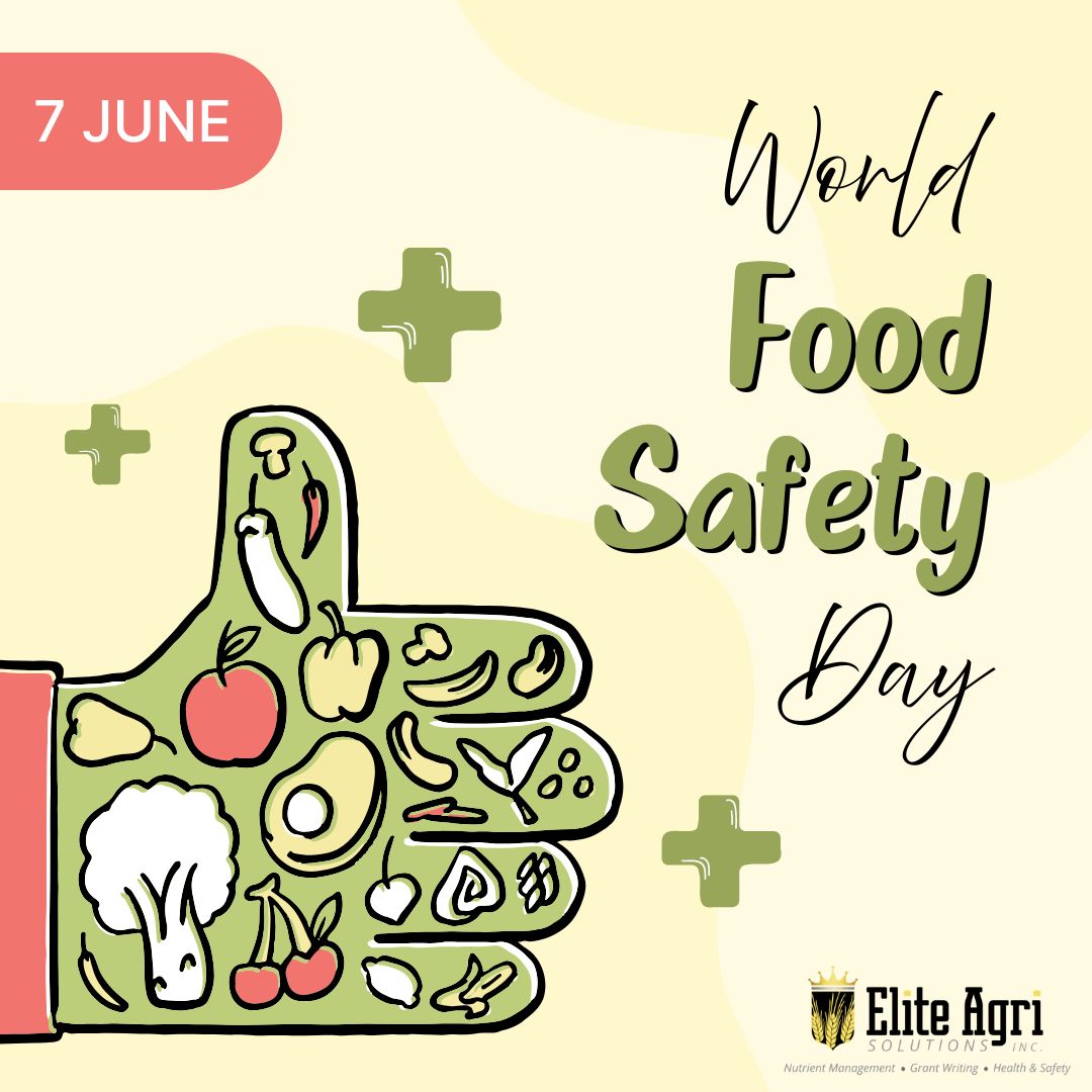 World Food Safety Day is a reminder that safe food is everyone’s business.

Food safety is critical at every step of the supply chain. We recognize the farmers, processors, and agri-professionals who uphold the highest standards to ensure safe, quality food for all.