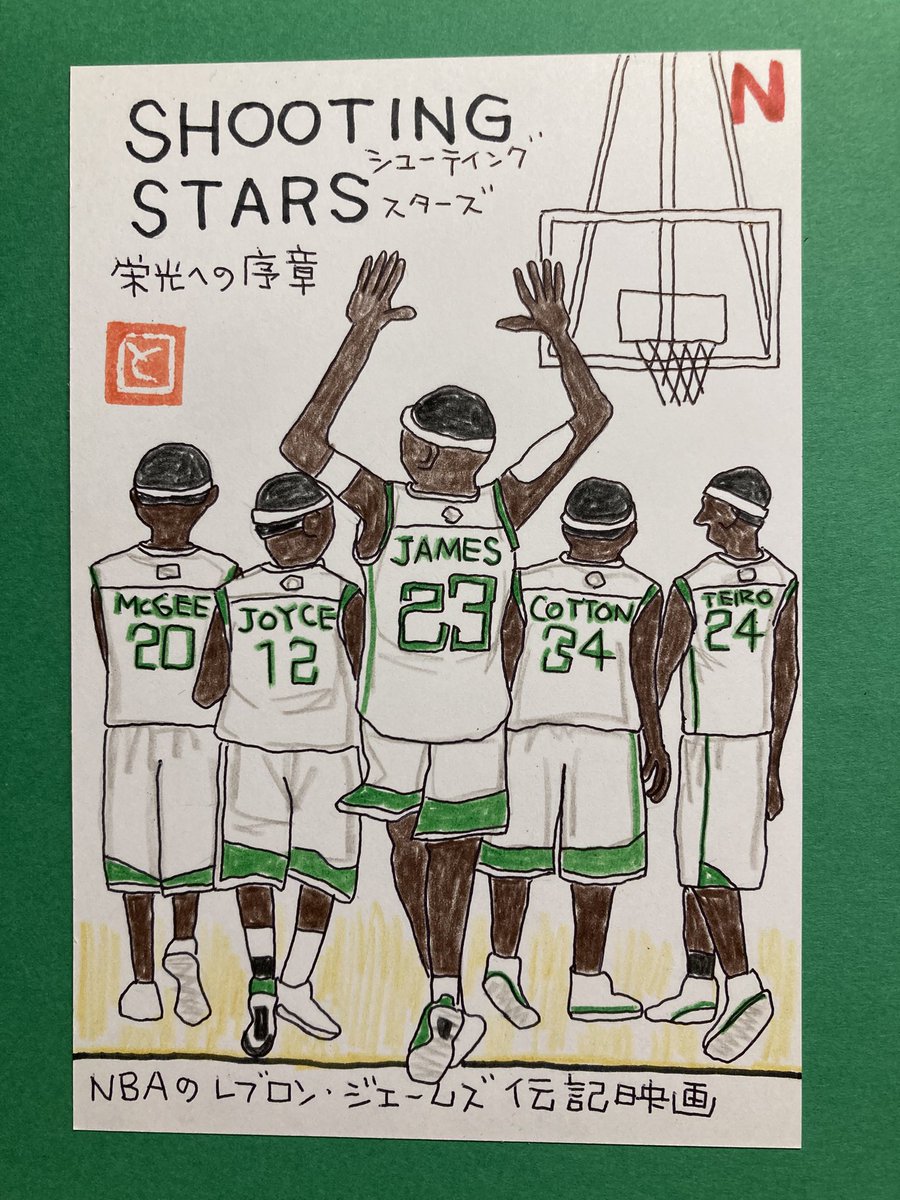 シューティングスターズ栄光への序章Netflix鑑賞2023年アメリカ作品レブロン・ジェームズと友人たちが共に逆境を乗り越え、全米一の高校 バスケットボールチームへと成長するまでの軌跡を描いたドラマ映画, image size:900x1200