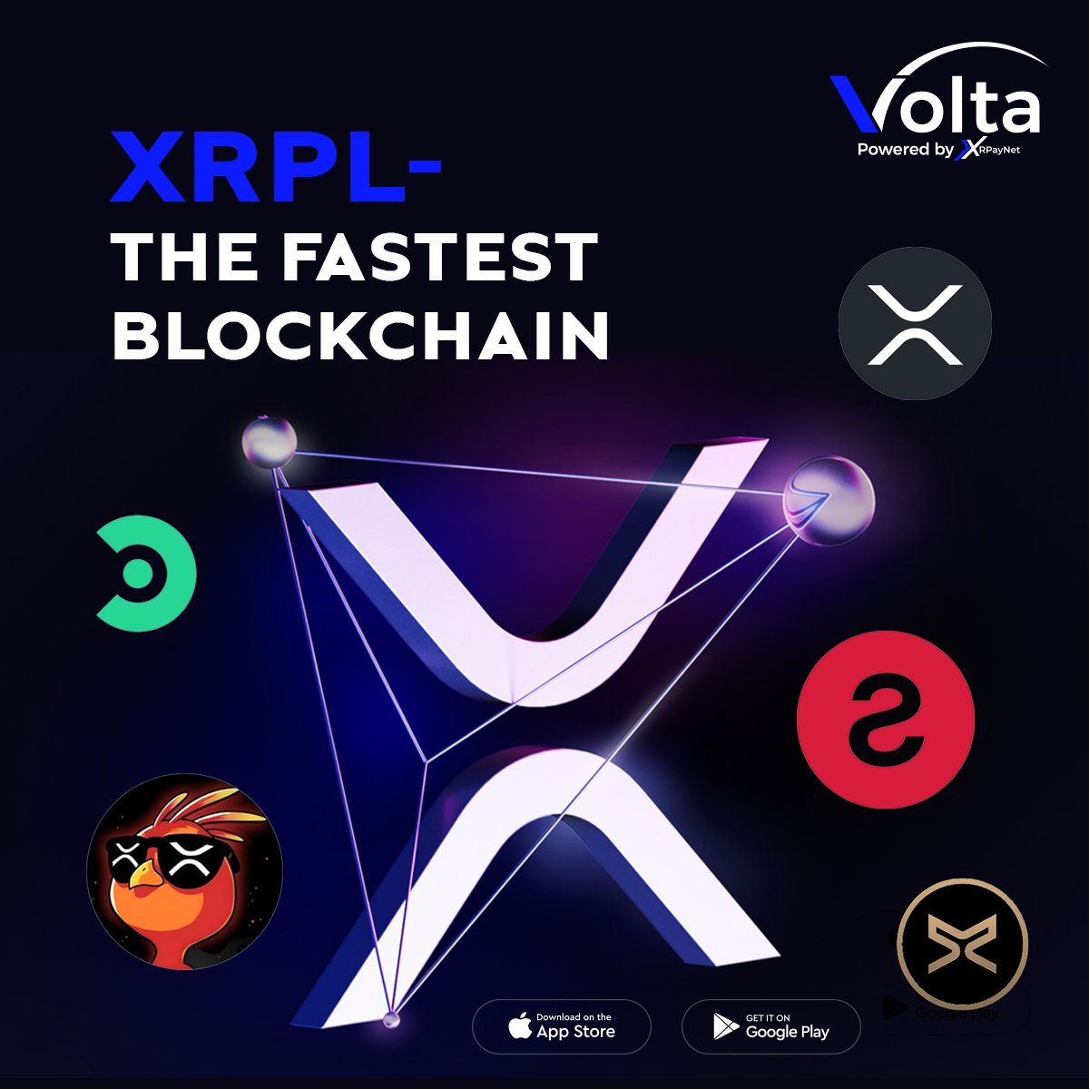 XRPL isn’t just fast, it’s the fastest blockchain in the game. ⚡

With lightning-speed transactions, near-zero fees, and unmatched scalability, it’s the foundation powering some of the most innovative tokens in crypto.

Explore XRPL tokens now in the Volta Wallet.
Download: