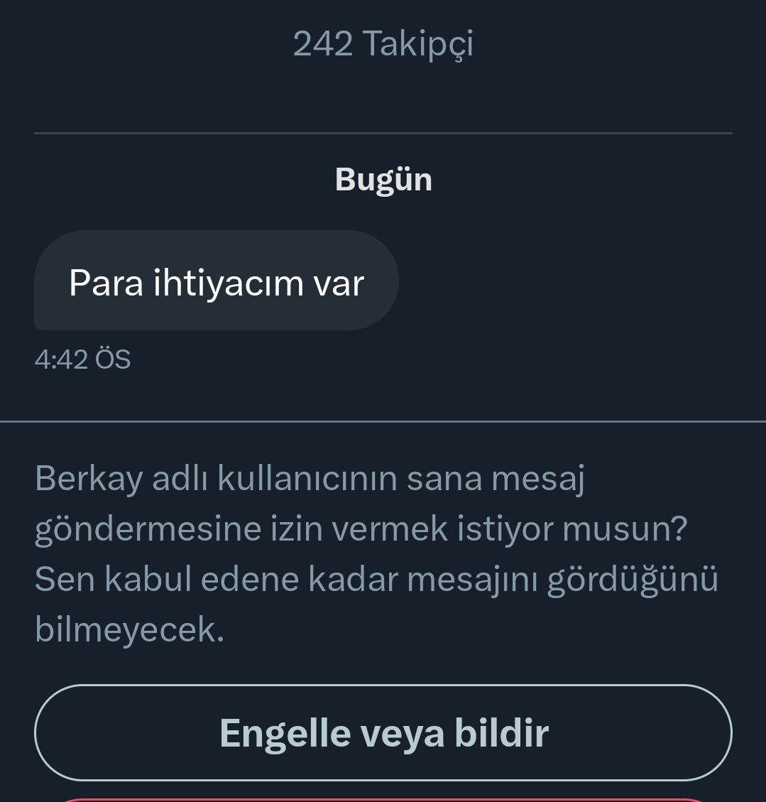 Valla hepimizin var da böyle dilenmiyoruz aq