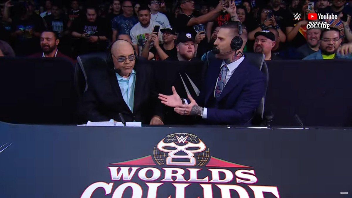 Fightful's tweet photo. Corey Graves has done a great job balancing play-by-play commentary with catching the American audience up to speed for wrestlers they may be less familiar with today. https://t.co/QdFNFkL6SP
