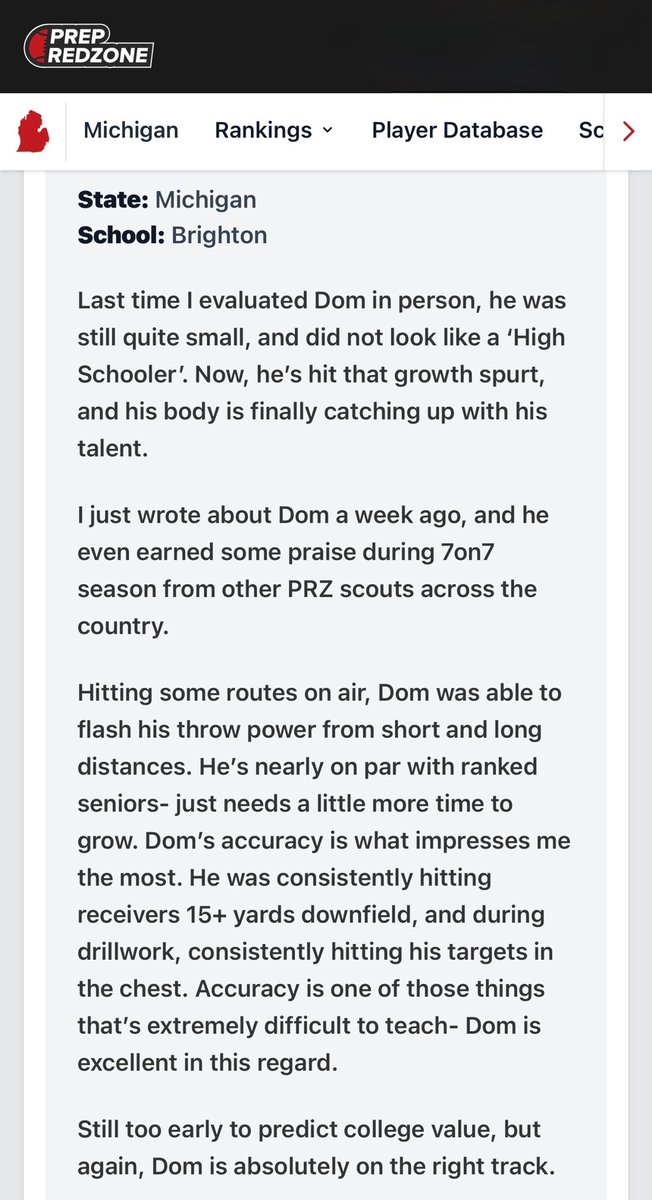 Dom D’Agosta (@dominicdagosta1) on Twitter photo Thank you <a href="/alex_pallone/">Alex Pallone</a> for the write up‼️Truly was an amazing camp put on by <a href="/EMUFB/">Eastern Michigan Football</a> and <a href="/Coach_Creighton/">Chris Creighton</a>‼️The season is right around the corner for the 🟧⬛️ <a href="/godogs_football/">Brighton Football</a> <a href="/CoachKlaus68/">Brendan Klaus</a> <a href="/M__Piatkowski/">COACH PIKE</a> <a href="/CoachShoeGVSU/">Ian Shoemaker</a> <a href="/Coach4254/">Coach Popp</a> <a href="/CoachDSage/">Coach Sage Toledo</a> Thank you <a href="/alex_pallone/">Alex Pallone</a> for the write up‼️Truly was an amazing camp put on by <a href="/EMUFB/">Eastern Michigan Football</a> and <a href="/Coach_Creighton/">Chris Creighton</a>‼️The season is right around the corner for the 🟧⬛️ <a href="/godogs_football/">Brighton Football</a> <a href="/CoachKlaus68/">Brendan Klaus</a> <a href="/M__Piatkowski/">COACH PIKE</a> <a href="/CoachShoeGVSU/">Ian Shoemaker</a> <a href="/Coach4254/">Coach Popp</a> <a href="/CoachDSage/">Coach Sage Toledo</a>