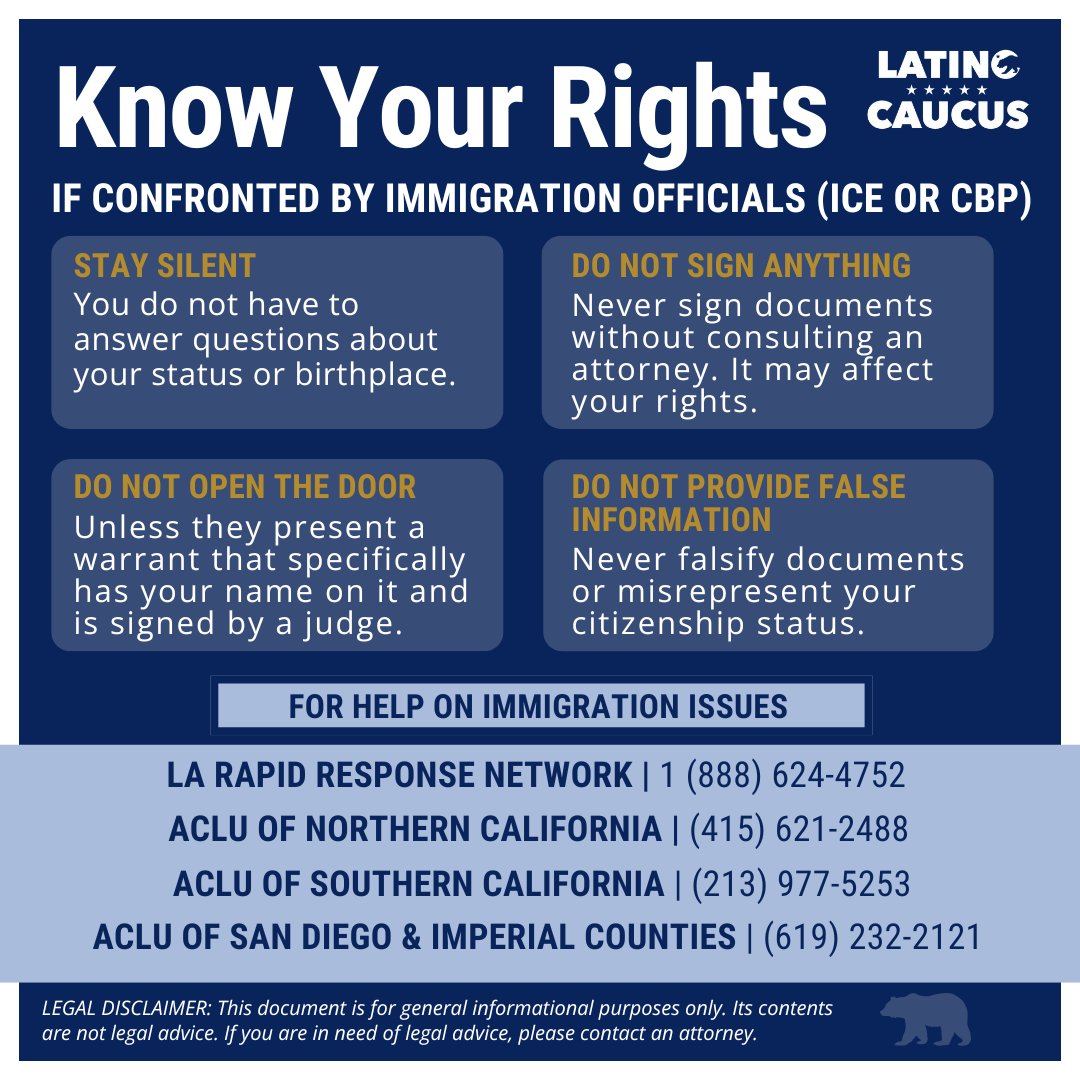 Paramount, Los Angeles, and all our immigrant friends and neighbors in California, we are with you.