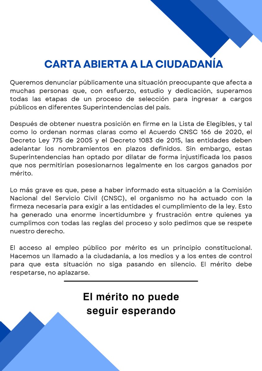 LINAYISEDBERNAL's tweet photo. @CNSCColombia @DAFP_COLOMBIA @ServicioCivilD https://t.co/Uligj5dvIZ