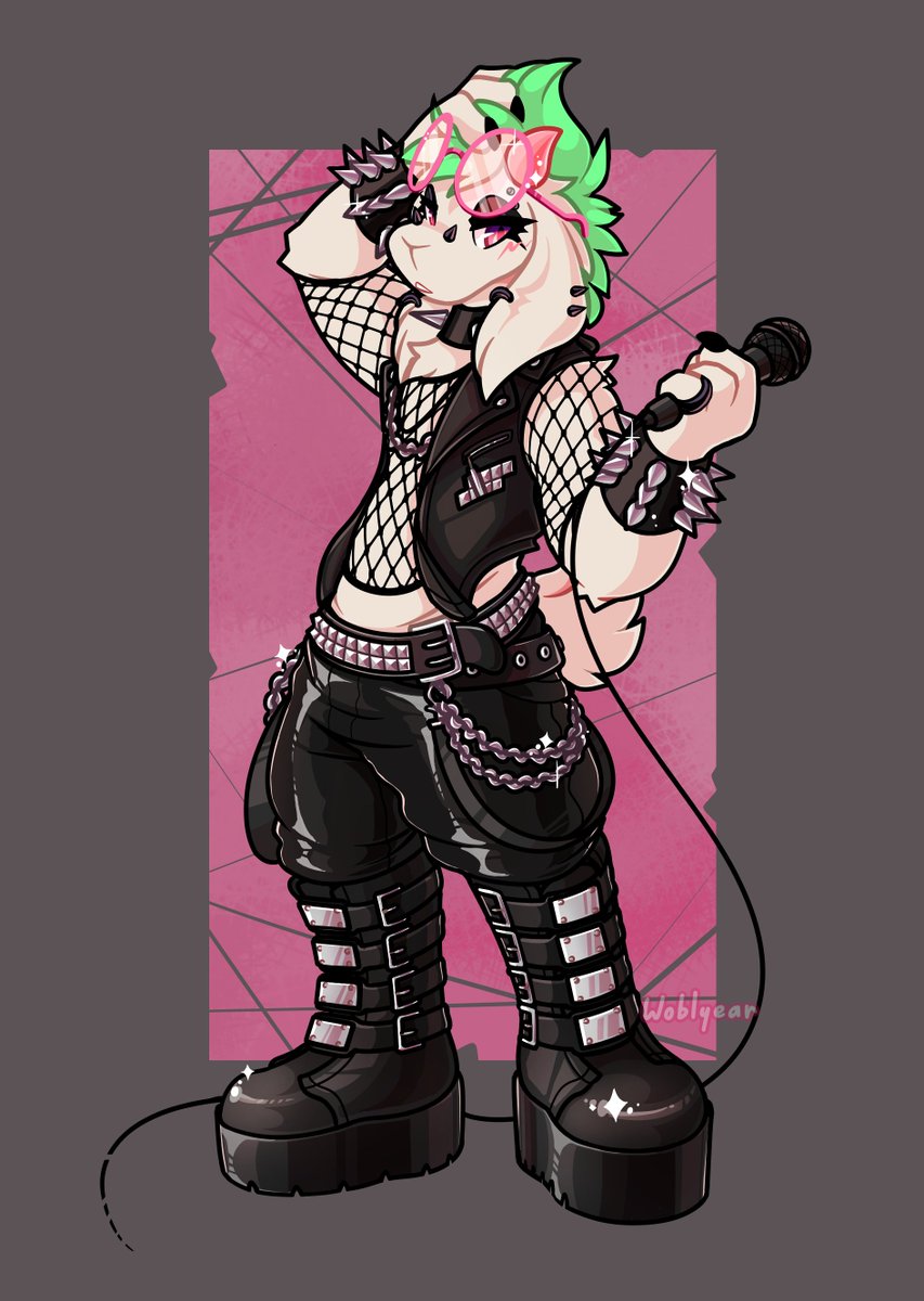 Rockstar Ralsei  💚💗