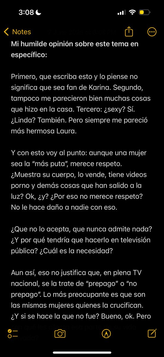 StefanyQintero's tweet photo. Es mi humilde opinión la vd, esto era un juego y todo desde muchos contexto se salió de control, por lo menos no hay que tener rabo de paja en muchas cosas #LaCasaDeLosFamososCol2
#LaCasaDeLosFamososCol2 
#LaCasaDeLosFamososCol
#LaCasaDelLosFamososCol https://t.co/psi94F0Rq2