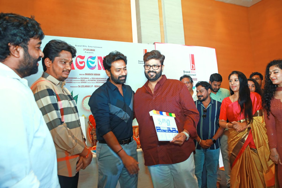 Diamond Babu (@idiamondbabu) on Twitter photo X
#Brandblitzentertainments' debut film #Magenta, kickstarted with Pooja💥
#bharathmohan <a href="/imKBRshanthnu/">Shanthnu</a> <a href="/dharankumar_c/">Dharan kumar</a> <a href="/ianjalinair/">Anjali</a> #JPleelaram #Rekhaleelaram #Raju
<a href="/SureshChandraa/">Suresh Chandra</a>
<a href="/AbdulNassarOffl/">Abdul Nassar</a>
<a href="/DoneChannel1/">Done Channel</a> X
#Brandblitzentertainments' debut film #Magenta, kickstarted with Pooja💥
#bharathmohan <a href="/imKBRshanthnu/">Shanthnu</a> <a href="/dharankumar_c/">Dharan kumar</a> <a href="/ianjalinair/">Anjali</a> #JPleelaram #Rekhaleelaram #Raju
<a href="/SureshChandraa/">Suresh Chandra</a>
<a href="/AbdulNassarOffl/">Abdul Nassar</a>
<a href="/DoneChannel1/">Done Channel</a>