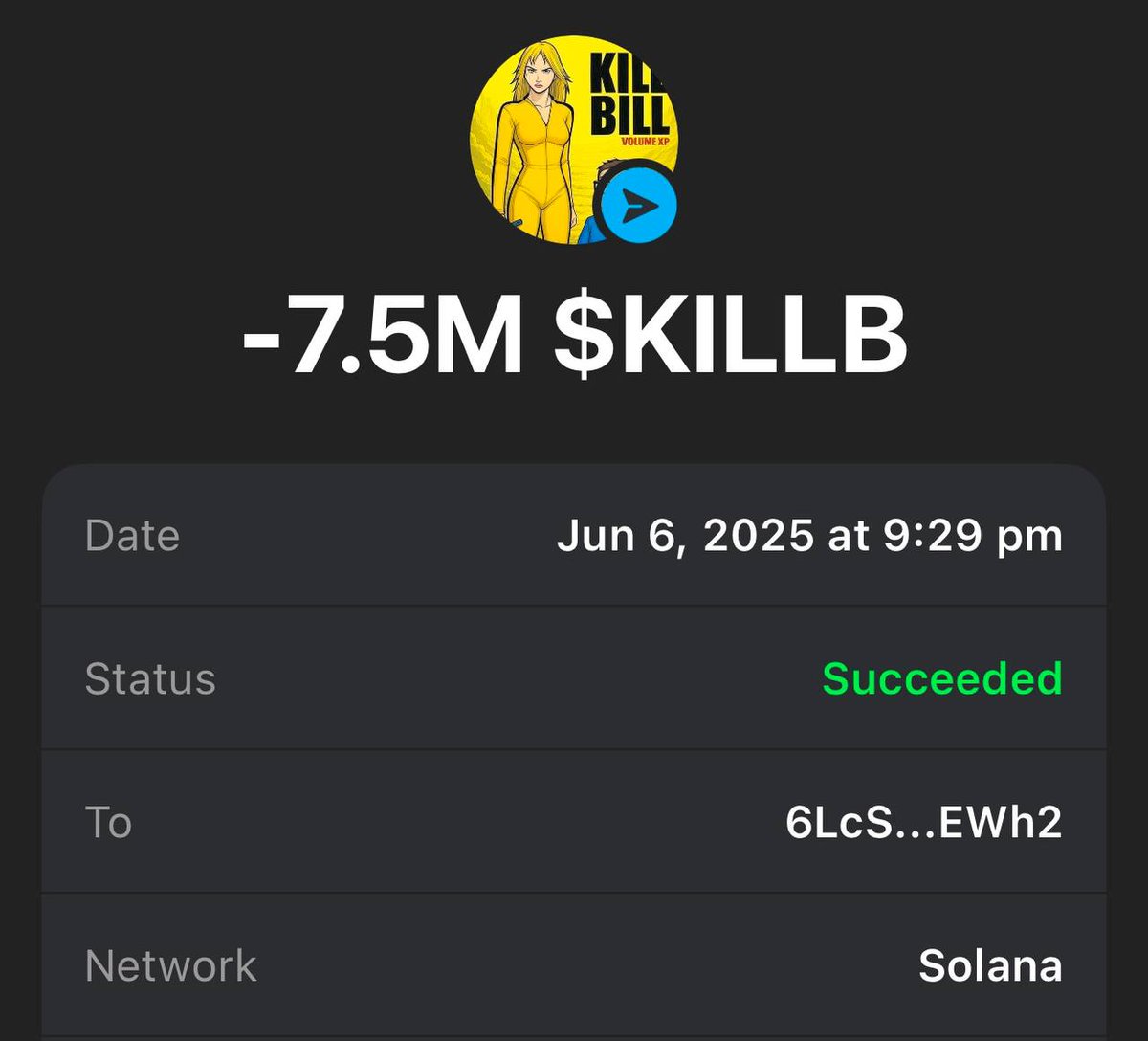 $KILLB will list on 6 big exchange June 10th 🔥

$KILLB presale will close soon 👀

Join presale now send $SOL to:

DUAhvHtZaSxKoXRjztBs1rCpjXGatP8oww7EH9hHiZRv

Min 0,5 $SOL

1 $SOL = 2.5M $KILLB

you will receive $KILLB directly after paying $SOL

200,000$ - $SOL Giveaway
✓