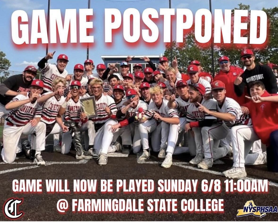 🌧️ Tonight’s game vs. Massapequa has been postponed.