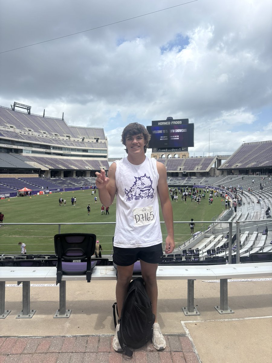 Peytan (@peytan_moyers) on Twitter photo Had an amazing day at <a href="/TCUFootball/">TCU Football</a>!! Thank you <a href="/_CoachJmac/">JaMarkus McFarland🦍😤</a> for the learning opportunity! Big thanks to everyone who helped put on this camp!! <a href="/CoachSonnyDykes/">Sonny Dykes</a> <a href="/coachbanthony/">Brody Anthony</a> <a href="/maisonragland/">Maison Ragland</a> See you soon <a href="/TexasTechFB/">Texas Tech Football</a>!! <a href="/JoeyMcGuireTTU/">Joey McGuire 🌵</a> <a href="/CoachAhYou/">C.j. Ah You</a> Had an amazing day at <a href="/TCUFootball/">TCU Football</a>!! Thank you <a href="/_CoachJmac/">JaMarkus McFarland🦍😤</a> for the learning opportunity! Big thanks to everyone who helped put on this camp!! <a href="/CoachSonnyDykes/">Sonny Dykes</a> <a href="/coachbanthony/">Brody Anthony</a> <a href="/maisonragland/">Maison Ragland</a> See you soon <a href="/TexasTechFB/">Texas Tech Football</a>!! <a href="/JoeyMcGuireTTU/">Joey McGuire 🌵</a> <a href="/CoachAhYou/">C.j. Ah You</a>