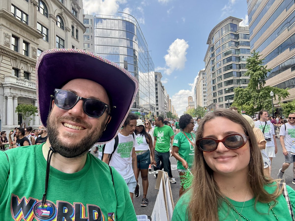 PeterSaccoDC's tweet image. Great time walking with @MayorBowser in the World Pride Parade! 🏳️🌈 🏳️⚧️