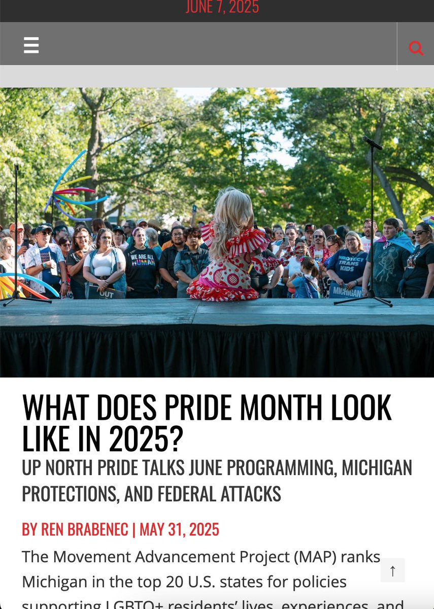 RenBrabenec's tweet image. My latest reporting for @NE_Weekly examines LGBTQ+ issues in 2025. northernexpress.com/news/feature/w…