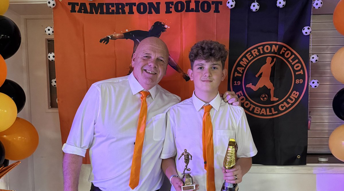 brad_pearce's tweet image. #Awards nights for #TamertonFoliotU14s tonight.  Well done Stew - #Sportsmanship Award 2025