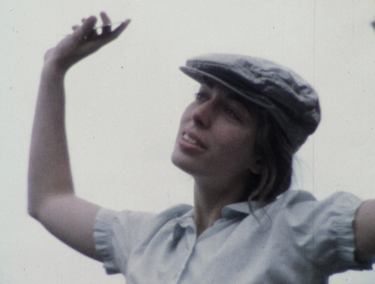 RIP the ethereally grounded Flo Jacobs, seen here in The Sky Socialist (1964-'68, dir. Ken Jacobs)