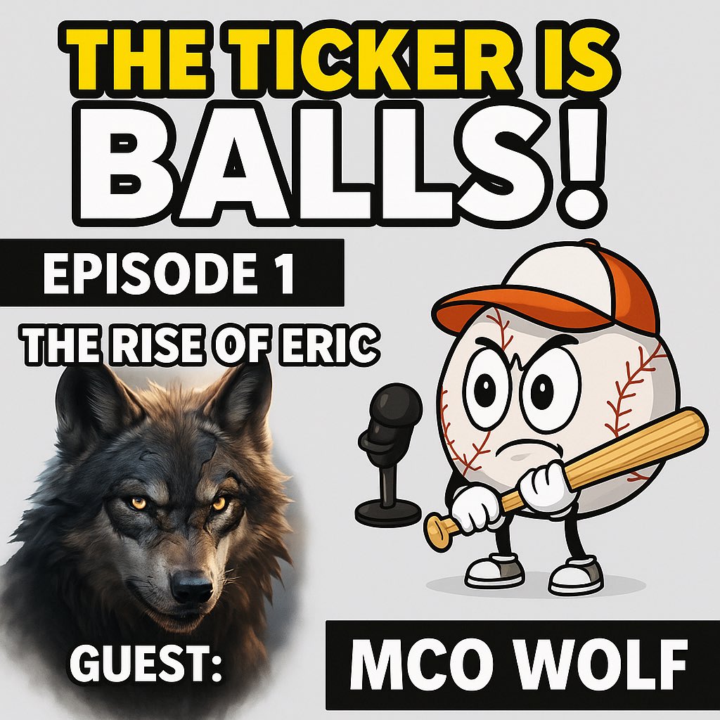 Get ready for the first episode of my new show!

The Ticker is $BALLS!

Featuring <a href="/MCOWOLF101/">²¹² MCO WOLF 🐺 👻 🐷 🐇 🕳️ 🪷 🤝⚔️🪬</a> where we’re going to dive deep into the Rise of $ERIC!

x.com/i/spaces/1vOxw…