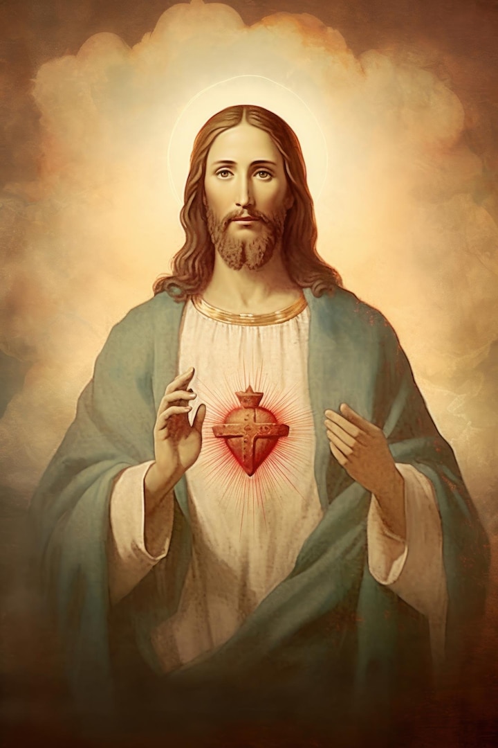 Corazón de Jesús, santo Templo de Dios, ten piedad de las Benditas Almas del Purgatorio