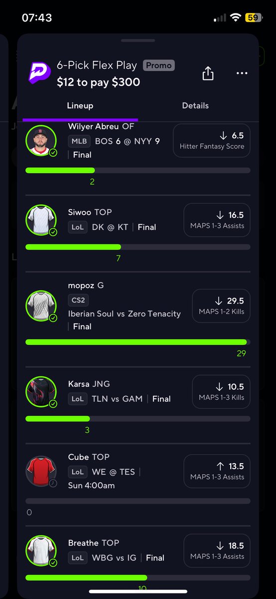 lowkey_xxtreme's tweet photo. @CosmoDFS do you think i cash this https://t.co/lPQEt2ezgQ