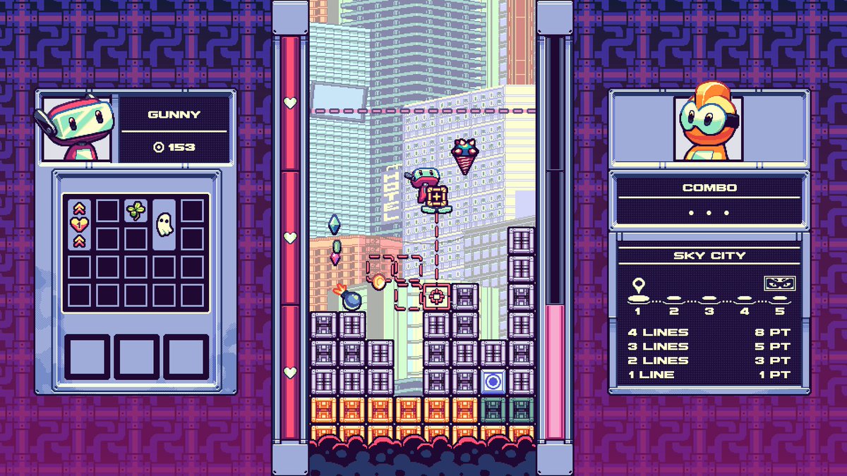 🐸毎日 #ハヤニーインディーチェック🎮

🔻#GunnyAscend
ローグライトアクションと落ちものパズルが融合！めちゃくちゃおもしろそう！日本語がまだ予定されてないので、みんなでウィッシュリストに登録しよう！
store.steampowered.com/app/2886300/Gu…
リリース日／2025第4四半期
開発 <a href="/SunnaStudio/">Sunna</a>
販売