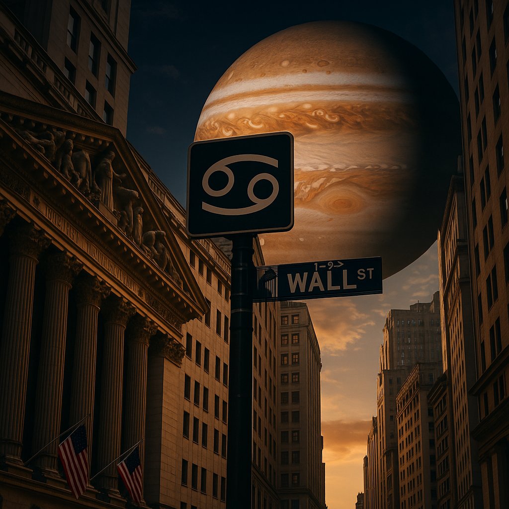 🌊 06/09/25 – GEOCENTRIC Jupiter enters Cancer
Jupiter sign changes = correlated to weekly pivots (9 of last 11).
But nothing happens in a vacuum - strong pivots cluster with other key astro cycles.
The next 2 weeks are loaded:
🔹 06/11 – Venus Aphelion (also linked to weekly