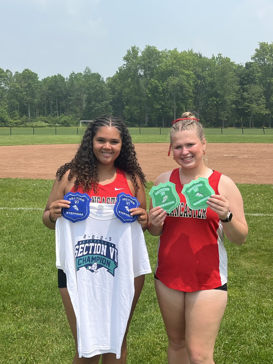 Congratulations to Isabella Jackson finishing 1st overall and becoming section champ in Discuss!! Also congratulations to Marissa Kremblas finishing 4th in Discuss <a href="/LHS_Athletics1/">Lancaster Athletics</a>