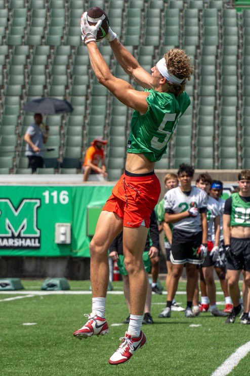 Tayton Cox (@coxtayton) on Twitter photo Great day yesterday competing and learning at <a href="/HerdFB/">Marshall Football</a>
Ran a 4.42 and did great in 1v1s! <a href="/RedhoundFball/">Redhound Football</a> <a href="/coachsalmons1/">Luke Salmons</a> <a href="/justice_bishop/">❗️JUICE❗️</a> Great day yesterday competing and learning at <a href="/HerdFB/">Marshall Football</a>
Ran a 4.42 and did great in 1v1s! <a href="/RedhoundFball/">Redhound Football</a> <a href="/coachsalmons1/">Luke Salmons</a> <a href="/justice_bishop/">❗️JUICE❗️</a>