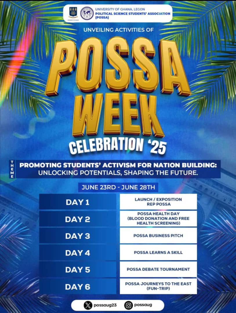 possaug_'s tweet photo. Get ready for POSSA Week 25! π₯π
It is 6 days of impact, vibes & unforgettable memories!
Lumiversityet's delve into health, business, skills, debates, and climax with an epic fun tripππ₯³
NB:Item 13 is massively assured π₯π₯³
#POSSAWeek25 #StudentActivism
#POSSAUG https://t.co/mutsnJNHUl