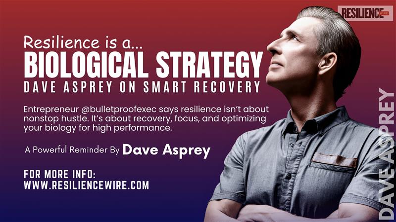 Entrepreneur and biohacker <a href="/bulletproofexec/">Dave Asprey</a> (Dave Asprey) recently discussed how optimizing your biology is key to long-term resilience.

In a fast-paced world, high performance isn't hustle—it's recovery, focus, and systems.

#Biohacking #PerformanceResilience #SmartRecovery
