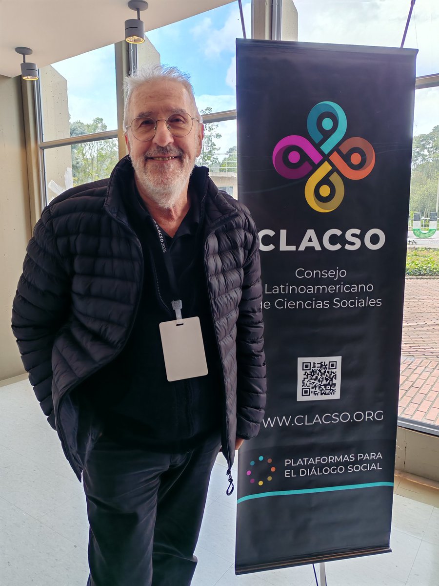 Hoy, en la XXVIII° Asamblea de CLACSO y la X° Conferencia Latinoamericana y Caribeña de Ciencias Sociales, reunidas en Bogotá, Colombia. Un orgullo participar de estos eventos en donde se cultiva con seriedad el pensamiento crítico en el campo de las ciencias sociales.
