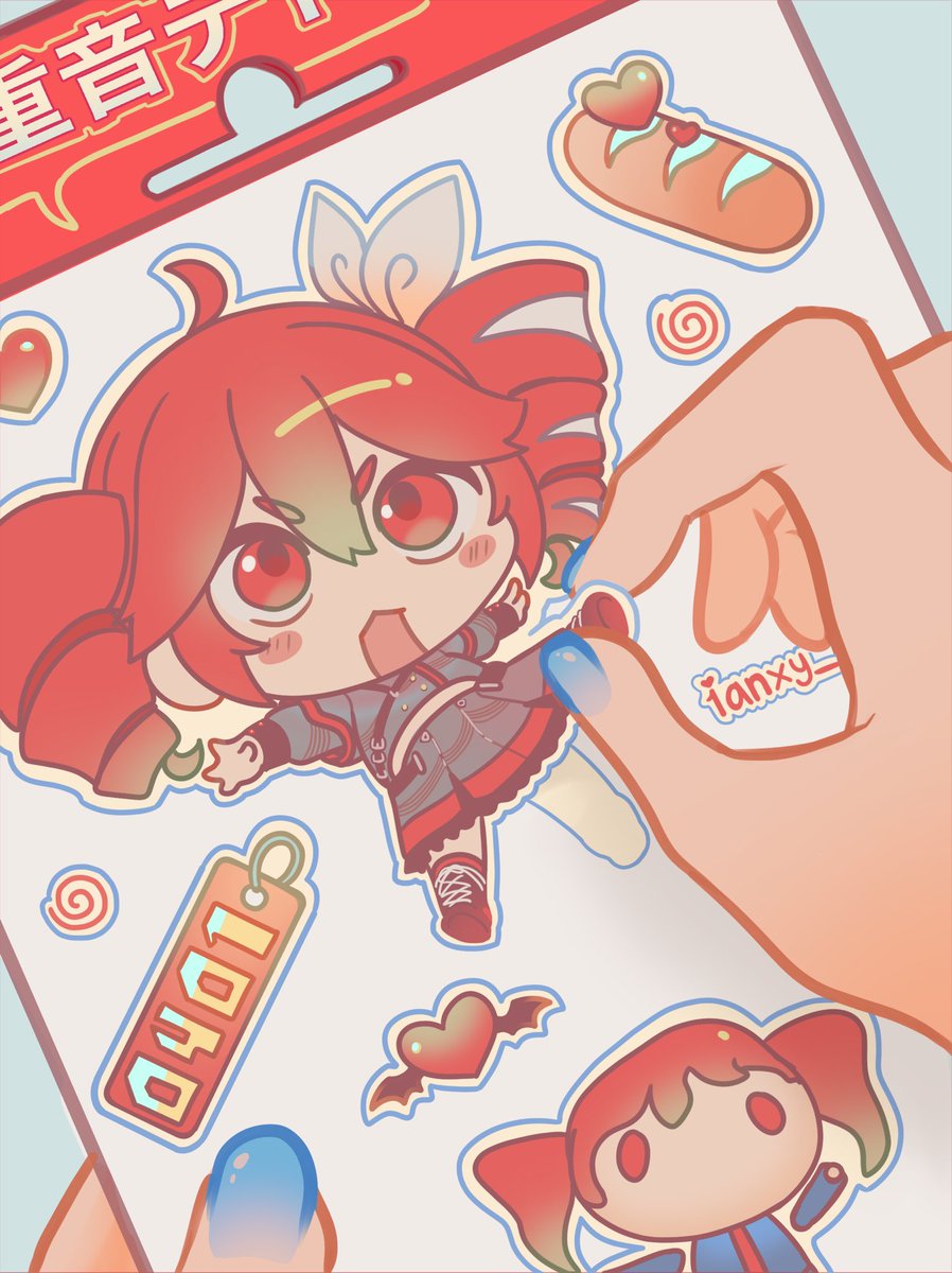 Teto sticker sheet?!
 #重音テト