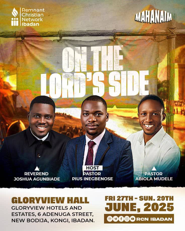 JUNE: A couple of cities in Pakistan &amp; Ibadan 

If in Ibadan, would be great to see you. The Lord will be gracious to us.

Wherever you are, you can pray for us as we head to Pakistan for much help from the Lord.