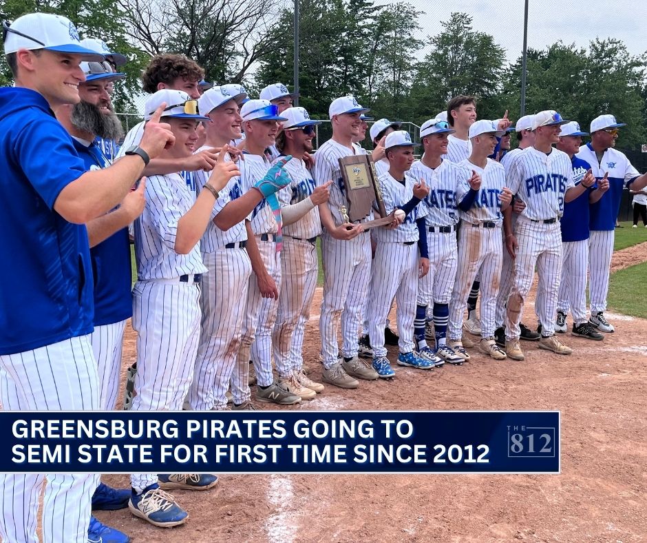 Greensburg Pirates advance to Semi State for the first time since 2012.

Watch the moment they clinched the game: 812noww.com/post/greensbur…